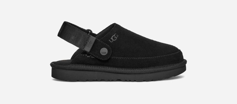 UGG® Goldenstar Clog für Kinder | UGG® EU in Black, Größe 32.5, Veloursleder