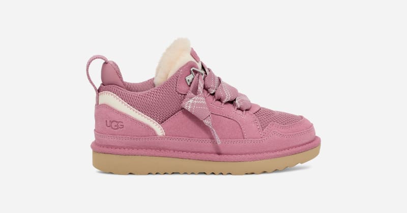 UGG® Lowmel für Kinder | UGG® EU in Dusty Orchid, Größe 32.5, Canvas/Wildleder/Recycelte Materialien