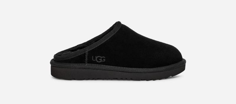 UGG® Classic Slipper für Kinder | UGG® EU in Black, Größe 32.5, Veloursleder