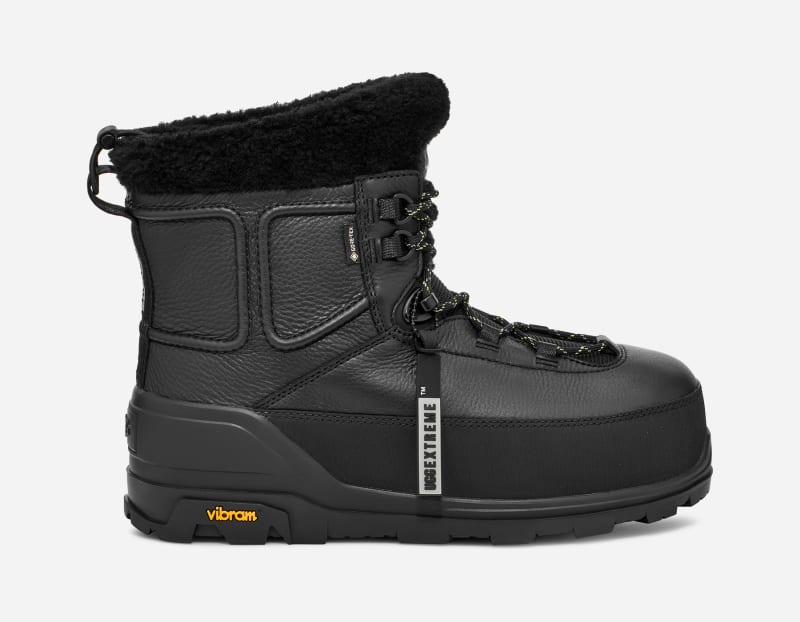 UGG® Shasta Boot Mid für Herren in Black, Größe 40.5, Leder/Wasserdicht
