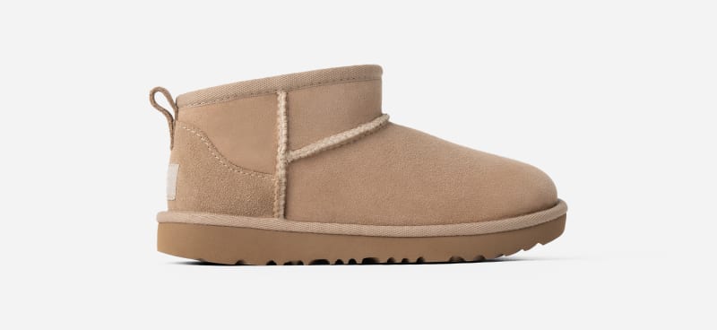 UGG® Classic Ultra Mini Boot für Kinder | UGG® EU in Beige, Größe 32.5, Twinface