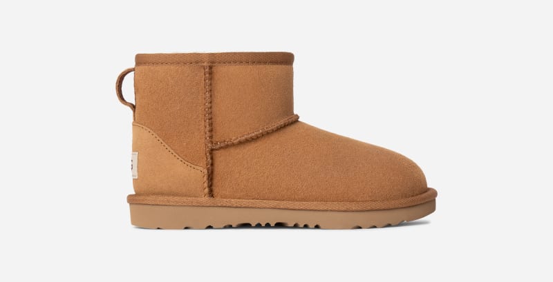UGG® Classic Mini II Boot für Kinder | UGG® EU in Brown, Größe 32.5, Twinface