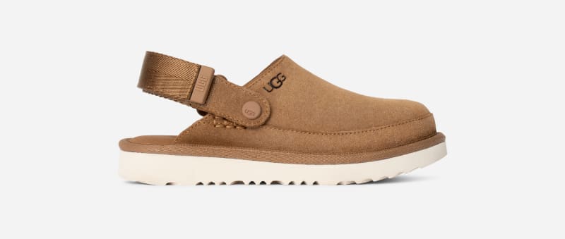 UGG® Goldenstar Clog für Kinder | UGG® EU in Brown, Größe 31, Veloursleder