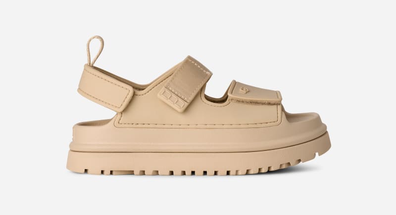 UGG® GoldenGlow Sandale für Kinder | UGG® EU in Sea Salt, Größe 32.5, Polyurethane/Textil