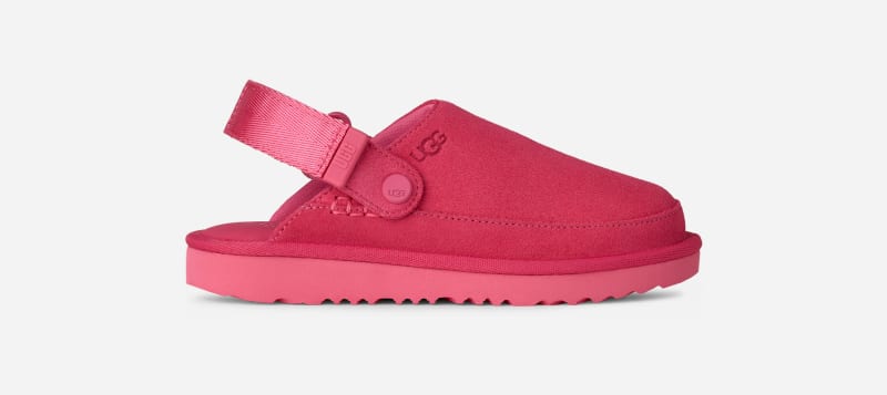 UGG® Goldenstar Clog für Kinder | UGG® EU in Pink Bloom, Größe 32.5, Wildleder