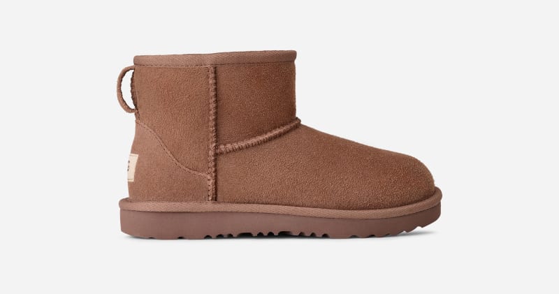 UGG® Classic Mini II Boot für Kinder | UGG® EU in Rocky Oak, Größe 33.5, Twinface