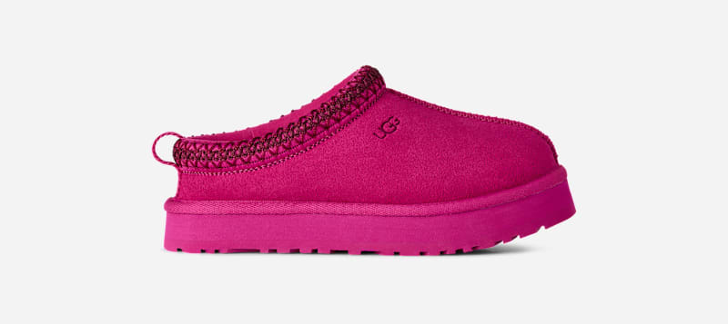 UGG® Tazz für Kinder | UGG® EU in Dark Peony, Größe 32.5, Veloursleder