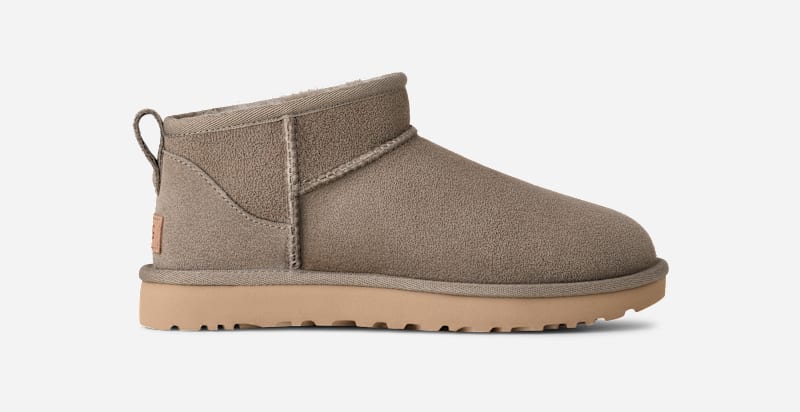 UGG® Classic Ultra Mini Boot für Damen | UGG® EU in Cobble Grey, Größe 41, Twinface