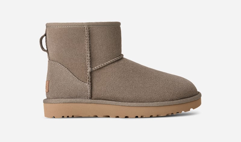UGG® Classic Mini II Boot für Damen | UGG® EU in Cobble Grey, Größe 39, Twinface