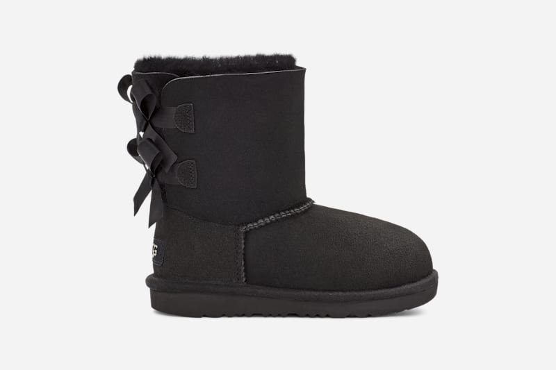 UGG® Bailey Bow II Boot für Kinder | UGG® EU in Black, Größe 35, Twinface