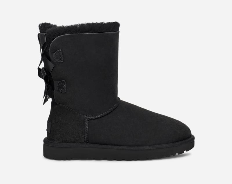 UGG® Bailey Bow II Boot für Damen | UGG® EU in Black, Größe 36, Twinface