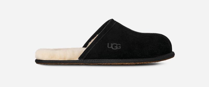 UGG® Scuff Hausschuh für Herren | UGG® EU in Black, Größe 48.5, Wildleder