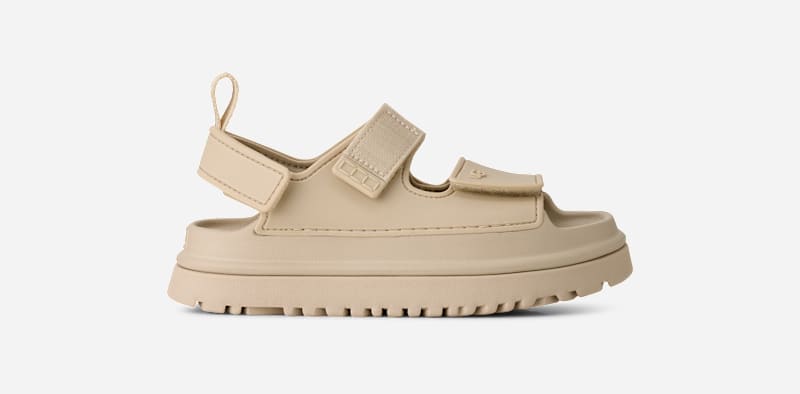 UGG® GoldenGlow Sandale für Kinder | UGG® EU in Sea Salt, Größe 32.5, Polyurethan/Textil