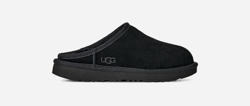 UGG® Classic Slipper für Kinder | UGG® EU in Black, Größe 32.5, Wildleder