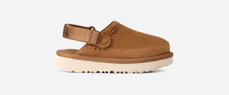 UGG® Goldenstar Clog für Kinder | UGG® EU in Brown, Größe 27.5, Wildleder