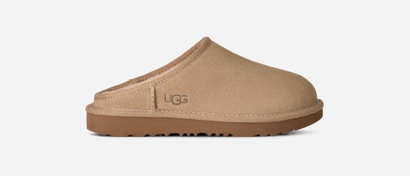 UGG® Classic Slipper für Kinder | UGG® EU in Beige, Größe 32.5, Wildleder