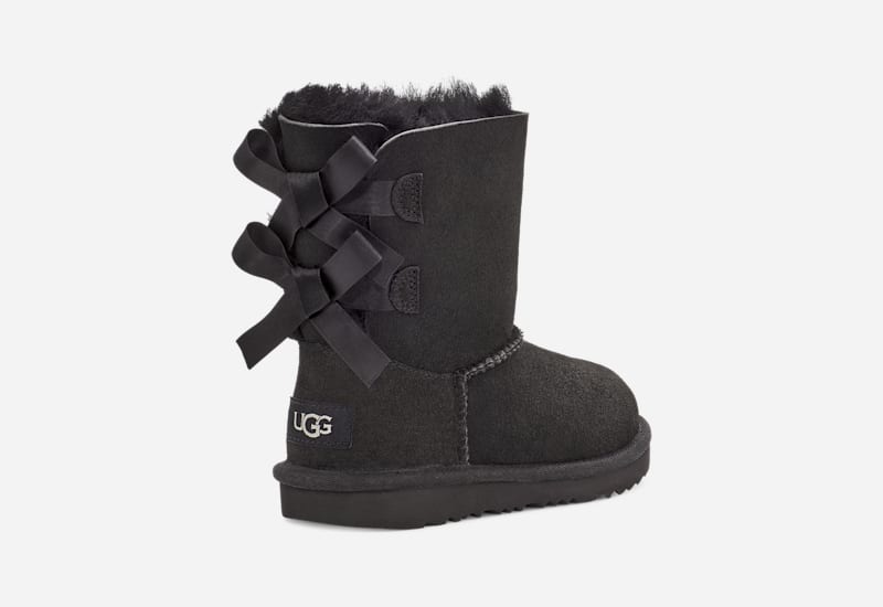 UGG® Bailey Bow II Boot für Kinder | UGG® EU in Black, Größe 35, Twinface