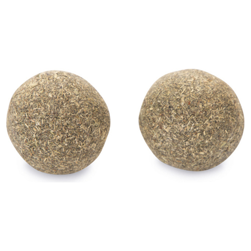 Beeztees Catnip Spielzeug Bälle natur - 2 Stück