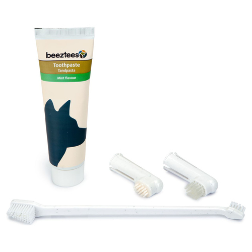 Beeztees Zahnbürste & Zahnpasta