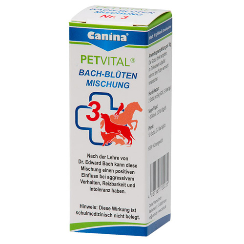 Canina Petvital Bachblüten Nr. 3 - Aggression 10 g für Katzen