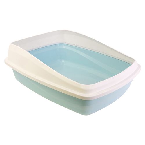 Cat Love Katzentoilette mit Rand blau/grau, Größe: L