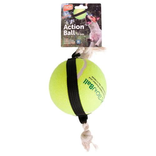 Flamingo Hundespielzeug Action Ball Tennis, Durchmesser: 22 cm
