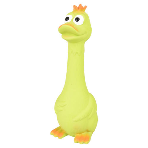 Flamingo Hundespielzeug Latex Ente sitzend