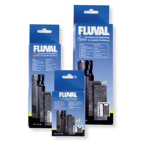 Fluval Aktivkohle-Filterpatrone für Fluval 2 plus