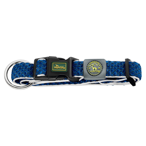 Hunter Halsband Hilo Vario Plus blau, Größe: XL / Breite: 3,8 cm