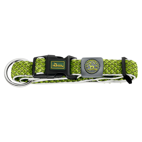 Hunter Halsband Hilo Vario Plus limette, Größe: L / Breite: 3,2 cm