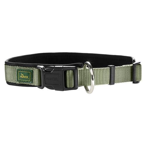Hunter Halsband Neopren Vario Plus oliv/schwarz, Größe: M / Breite: 2,0 cm