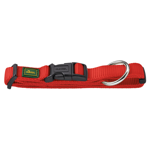 Hunter Halsband Vario-Plus rot, Größe: M / Breite: 2,5 cm