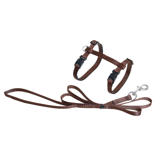 Karlie Katzengeschirr mit Leine Art Sportiv Plus braun