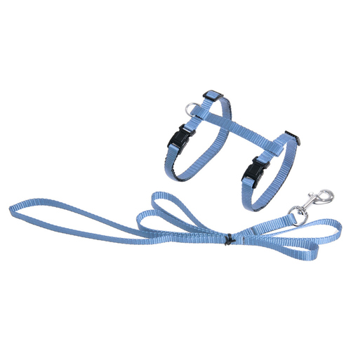 Karlie Katzengeschirr mit Leine Art Sportiv Plus hellblau
