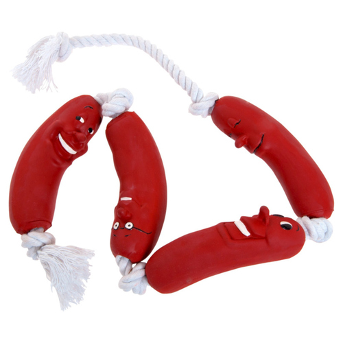 Karlie Latex Würstchen am Seil