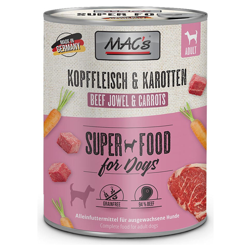 MACs Kopffleisch & Karotten 800 g - 6 Stück