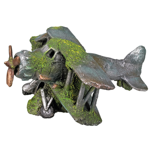 Nobby Aquariendekoration Doppeldecker-Flugzeug