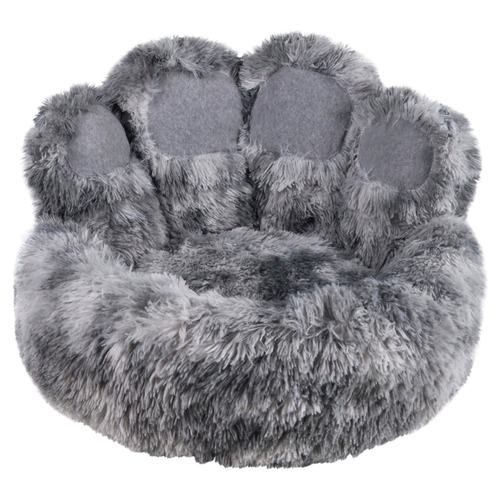 Nobby Hundebett Paw grau, Maße: Ø 60 x 18 cm / 39 cm