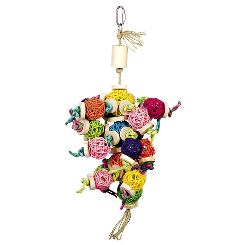 Nobby Käfig-Spielzeug mit Geflechtbällen