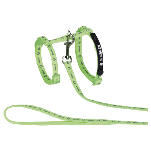 Nobby Katzengarnitur 'My Boss is' hellgrün