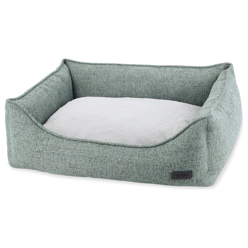 Nobby Komfort Bett eckig Nevis grün für Katzen, Maße: 60 x 48 x 19 cm