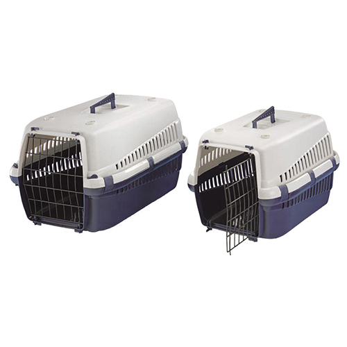 Nobby Transportbox blau für Katzen, Maße: 54 x 38 x 33 cm