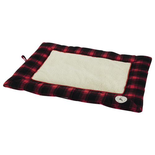 Nobby Xmas Komfort-Matte Checker rot für Katzen, Maße: 110 x 70 cm