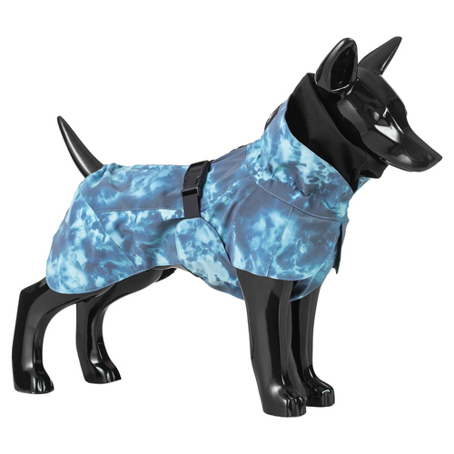 PAIKKA Hunde Regenmantel leicht & reflektierend 'Visibility Raincoat Lite' petrol dye