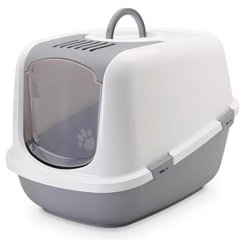 SAVIC Katzentoilette Nestor Jumbo grau