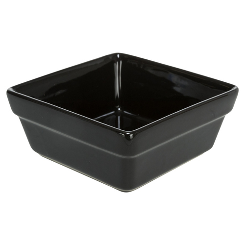 Trixie Ersatz-Keramiknapf schwarz für Napf-Set, Keramik/Holz für Katzen