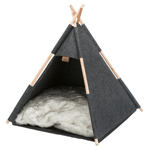 Trixie Höhle Tipi anthrazit für Katzen
