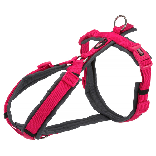 Trixie Premium Trekking Geschirr fuchsia/graphit, Größe: XS-S