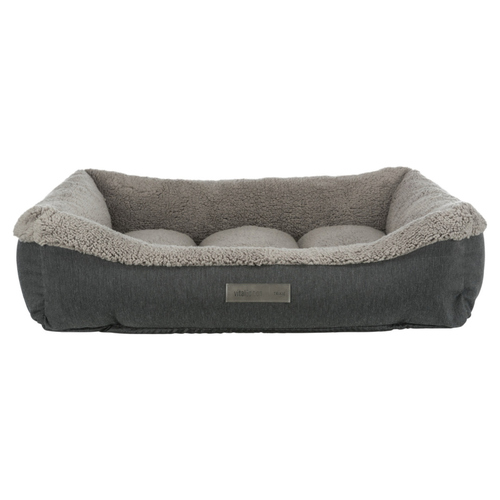 Trixie Vital Bett Bendson dunkelgrau/hellgrau für Katzen, Maße: 90 x 60 cm