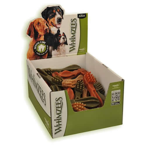 Whimzees Zahnbürste L - 30 Stück